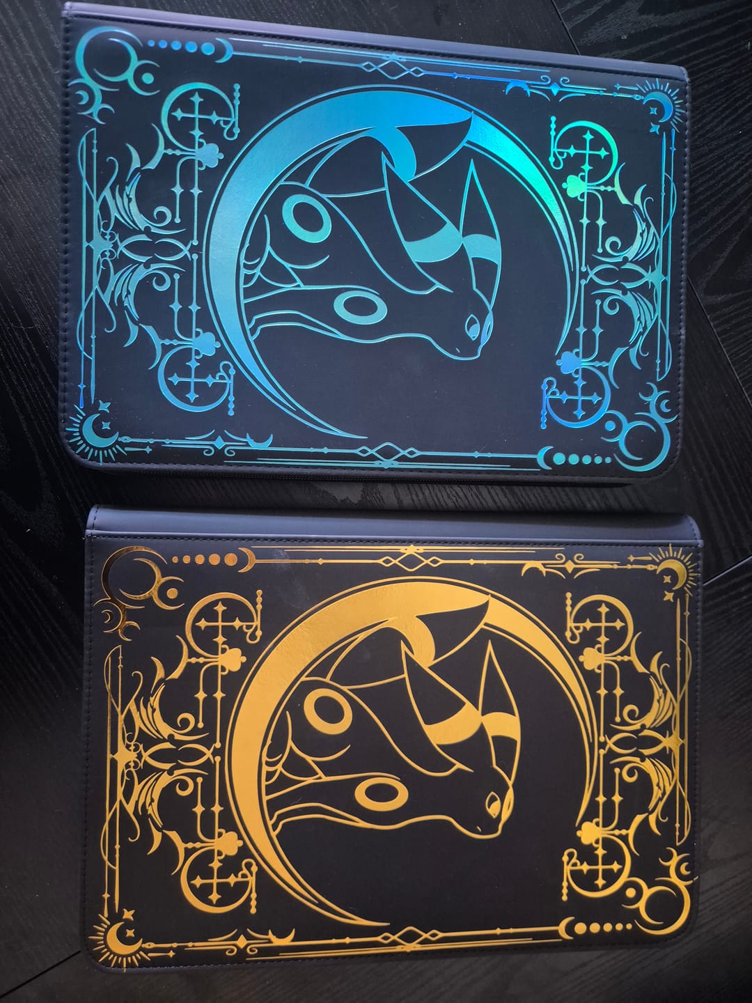 Customer photo review of Lunar Shadow 9-Pocket Trading Card Binder