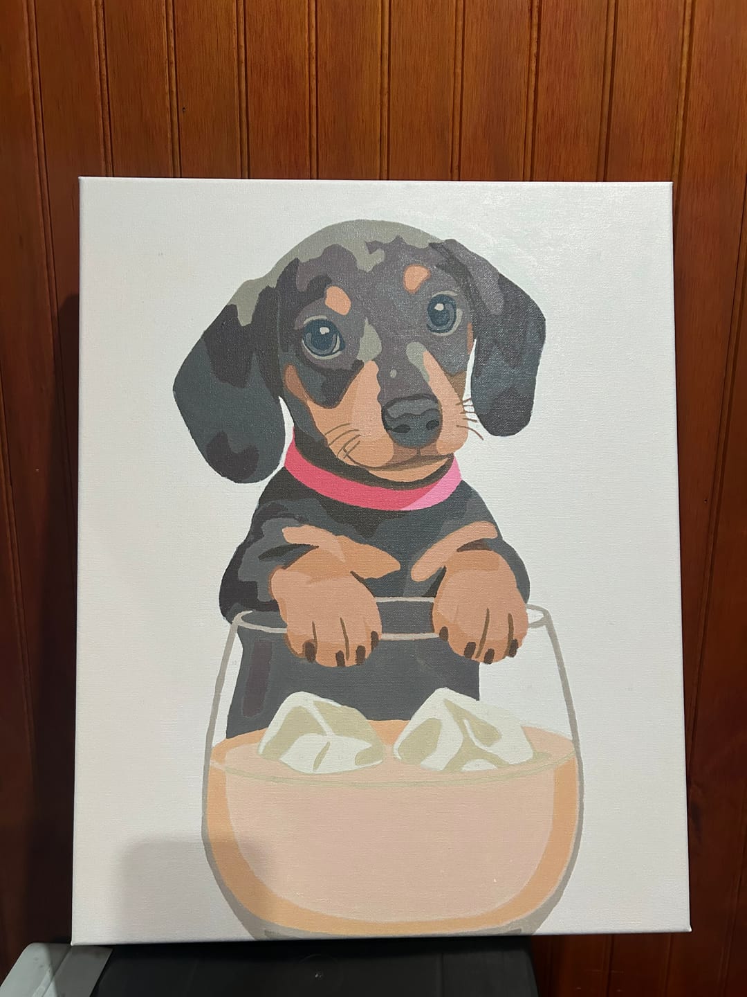 Customer photo review of Mi Salchicha Favorita (Pintura por Números) 40x50 cm