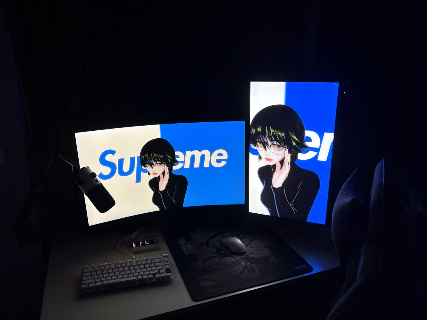 Customer photo review of Wraith Ace Series [Ravenfall] Limited Edition Poron Mousepad