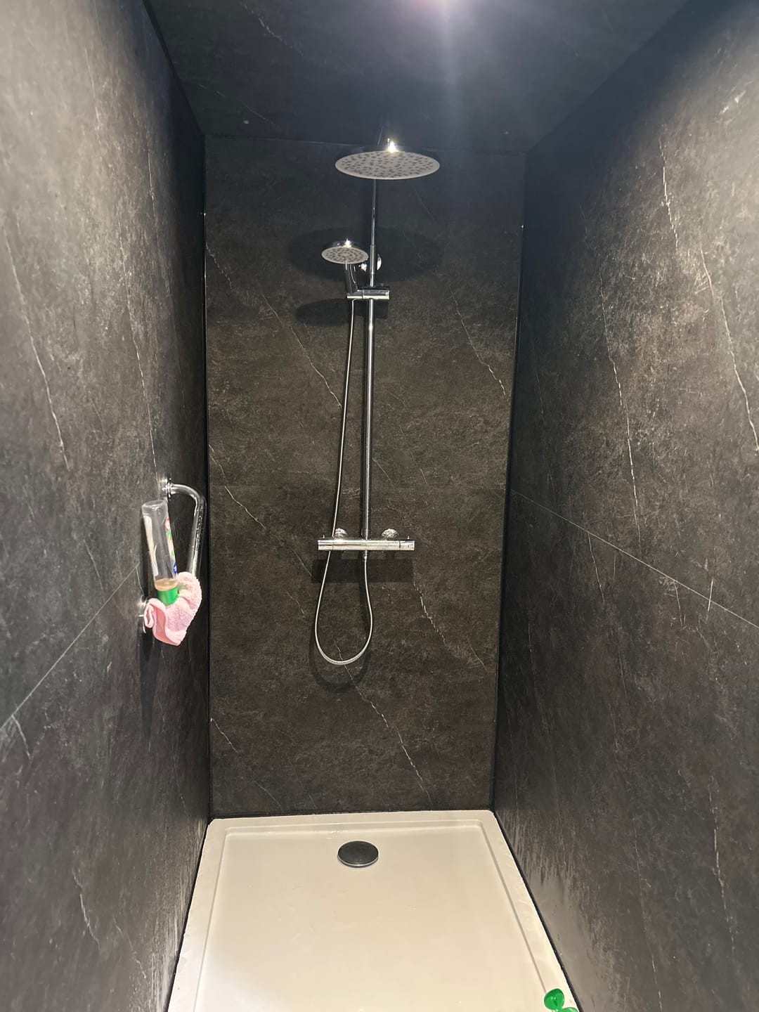 Customer photo review of 10mm Pietra Marble Ultra Matt Shower Panel 1M x 2.4M