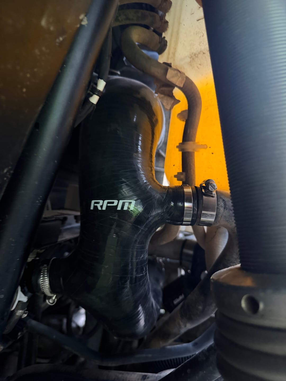 Customer photo review of RPM Polaris RZR Turbo R & PRO XP/S Turbo Silicone Intake J-Tube, Charge Tube W/ BOV, & Intake Tube KIT