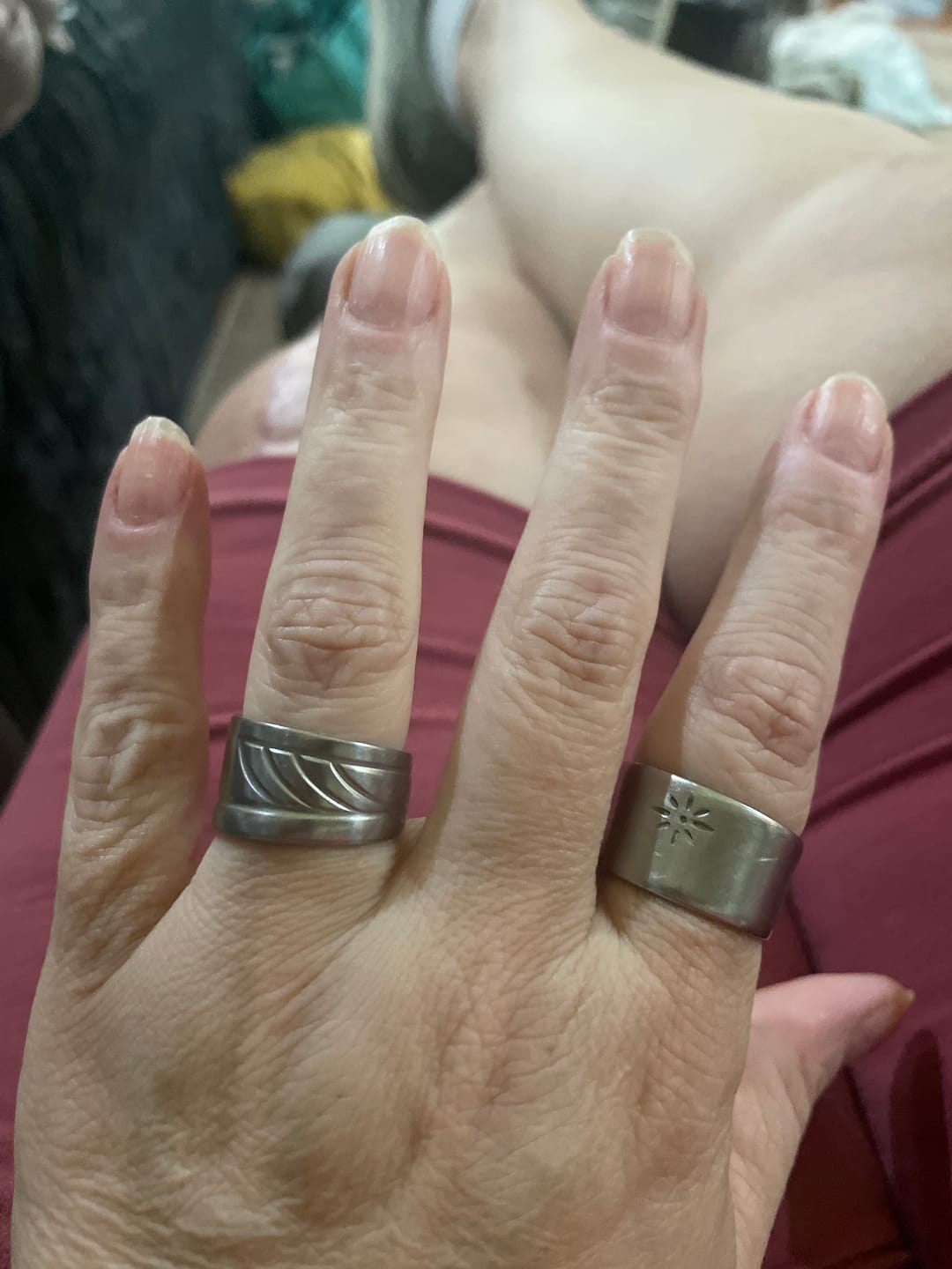 Customer photo review of Mamaw’s Mystery Spoon Ring