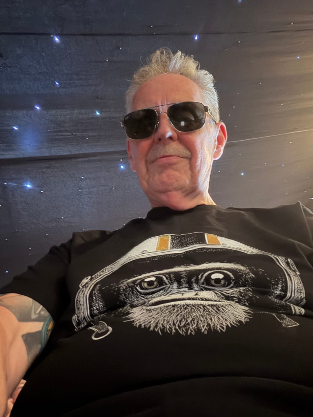Customer photo review of Chimp Rider 23 T-Shirt