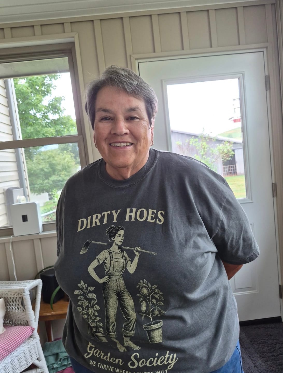 Customer photo review of Dirty Hoes T-Shirt