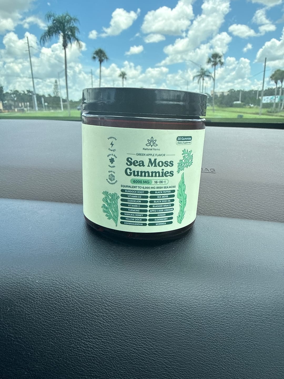Customer photo review of Sea Moss 16-In-1 Gummies To Clear Mucus & Restore Respiratory Health