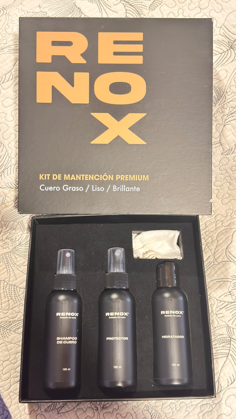 Customer photo review of Kit Limpieza Mantención Cuero Graso Liso Botines Zapatos Renovador