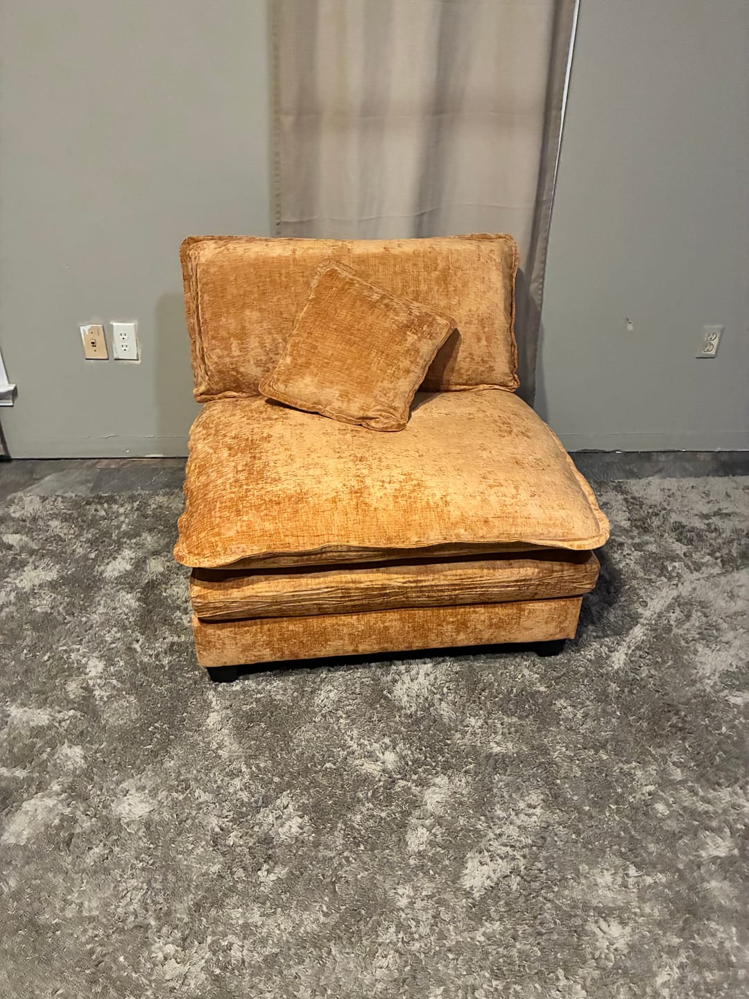 Customer photo review of 149.2 Inch Cloudy Luxury Thickened Cushion Modular Sofa