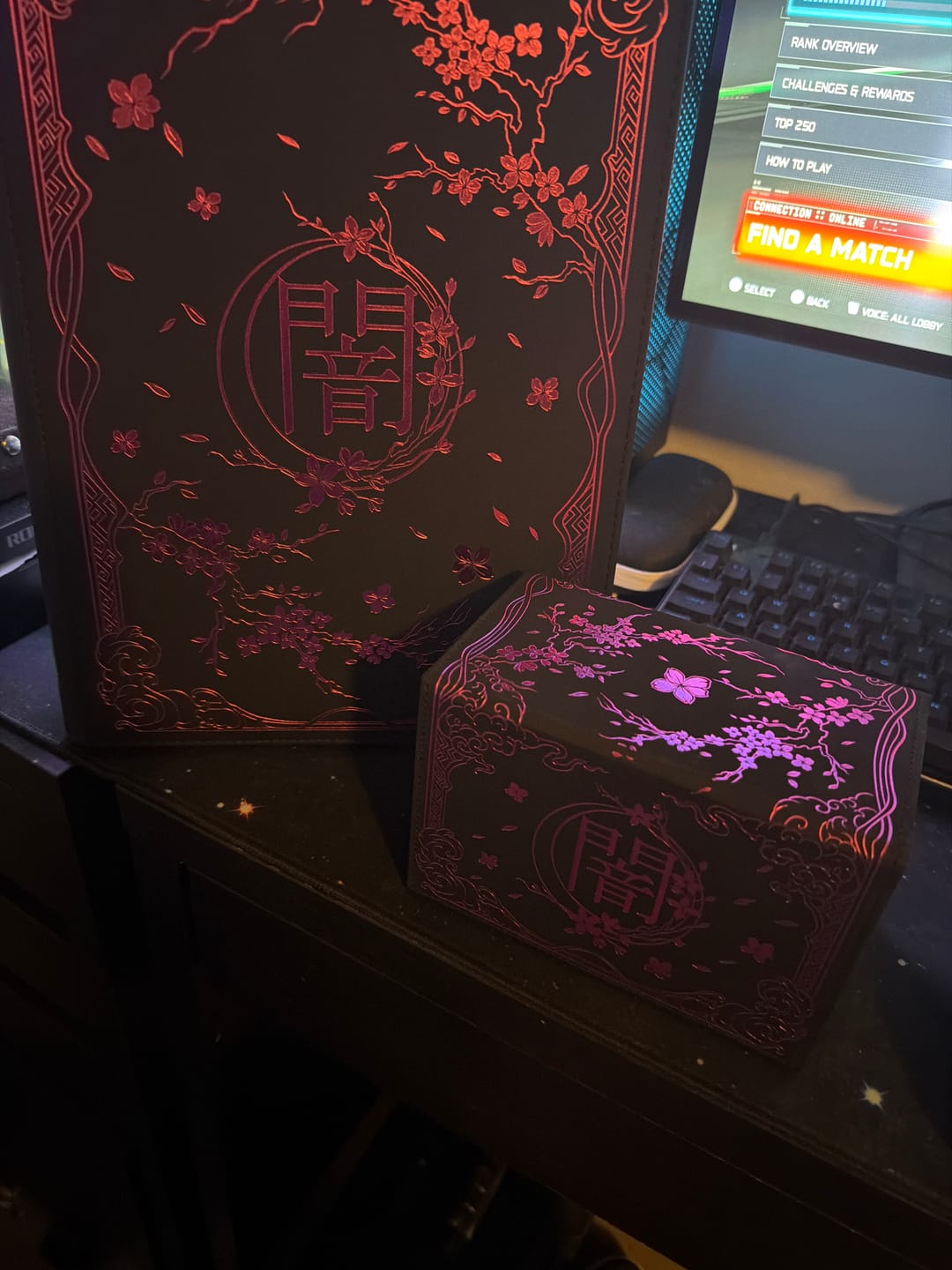 Customer photo review of DARKNESS - 9-Pocket Trading Card Binder
