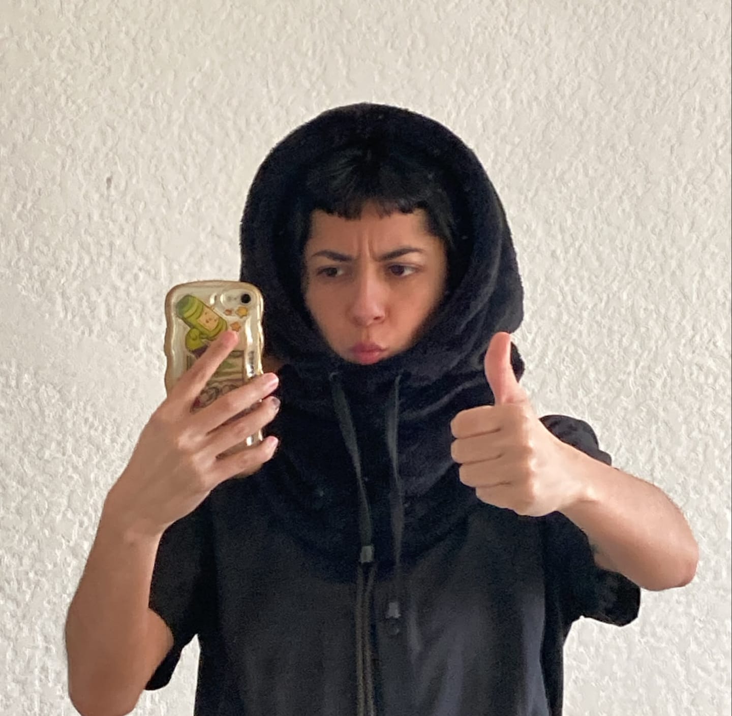 Customer photo review of Gorro Bajo Cero Negro Unisex     (Doble Capa Térmica)