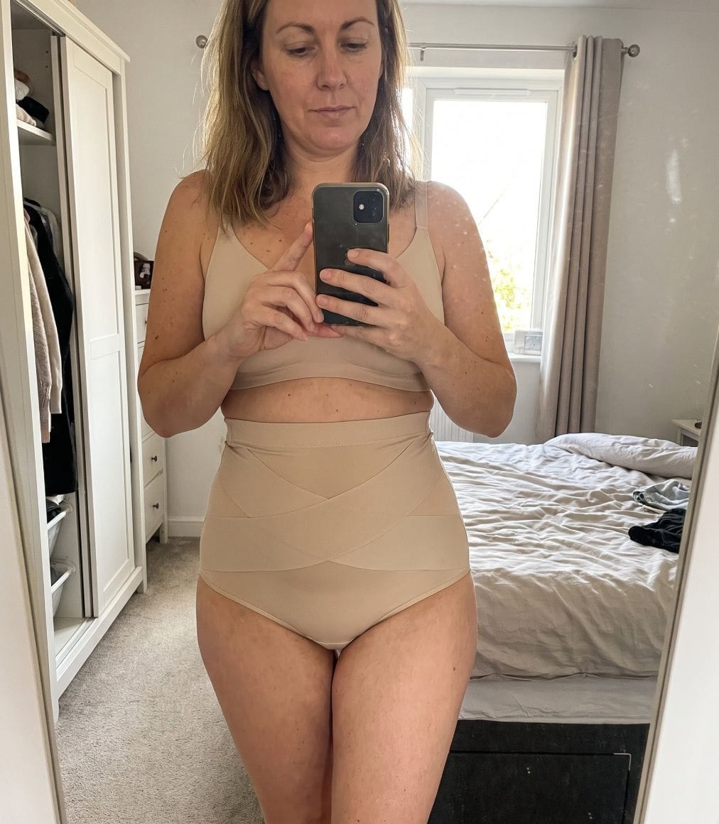 Customer photo review of Postpartum Recovery Brief — 360° Compression