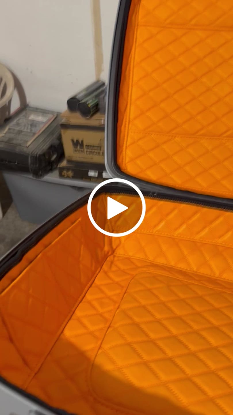 Customer video review of Mocardine Tour Trunk Pack Liners Fit 2014-2026 Models Diamond Grid  PU Leather Shockproof Inner Lining