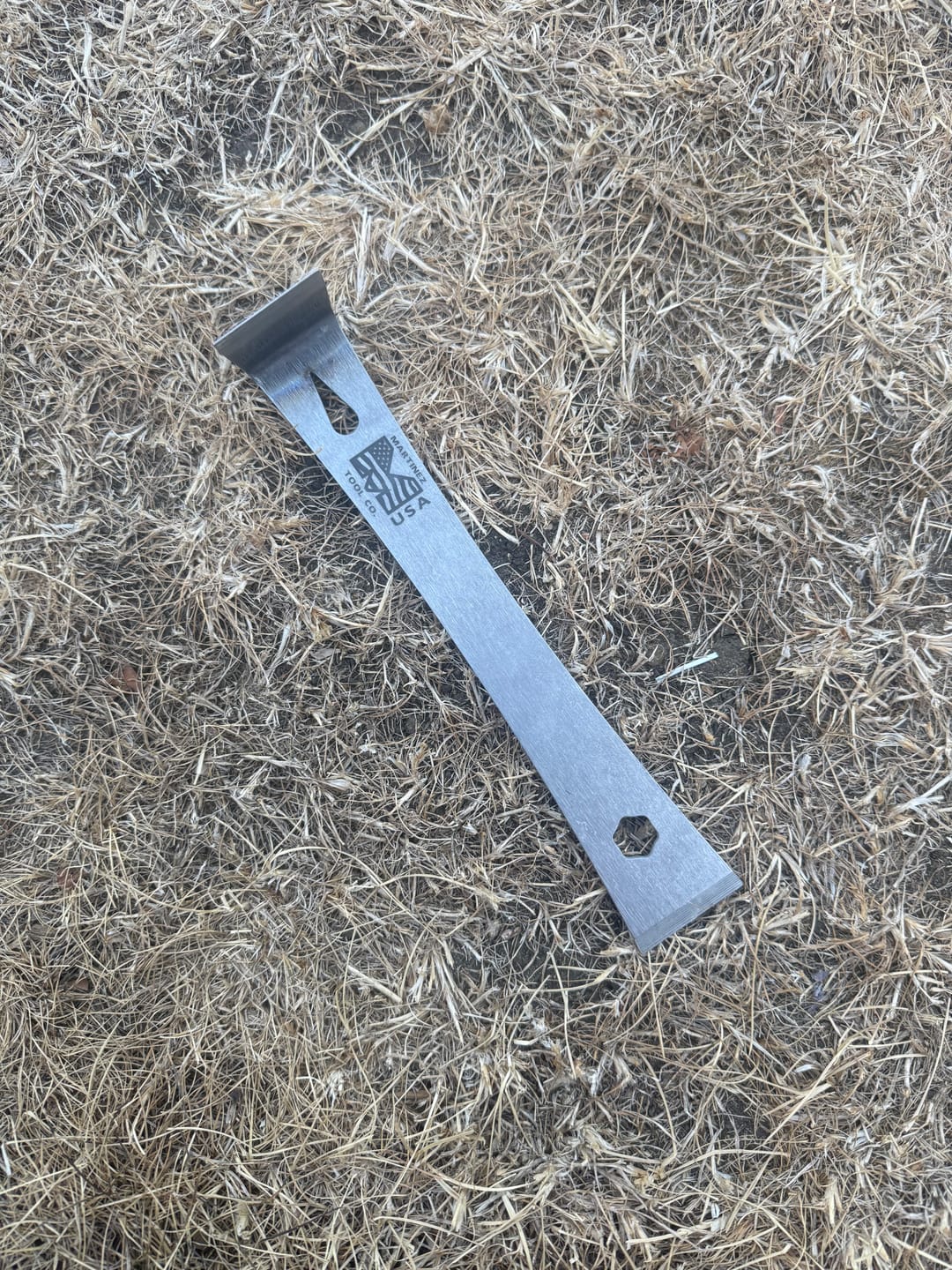Customer photo review of Martinez Tools | Titanium Pry Bar
