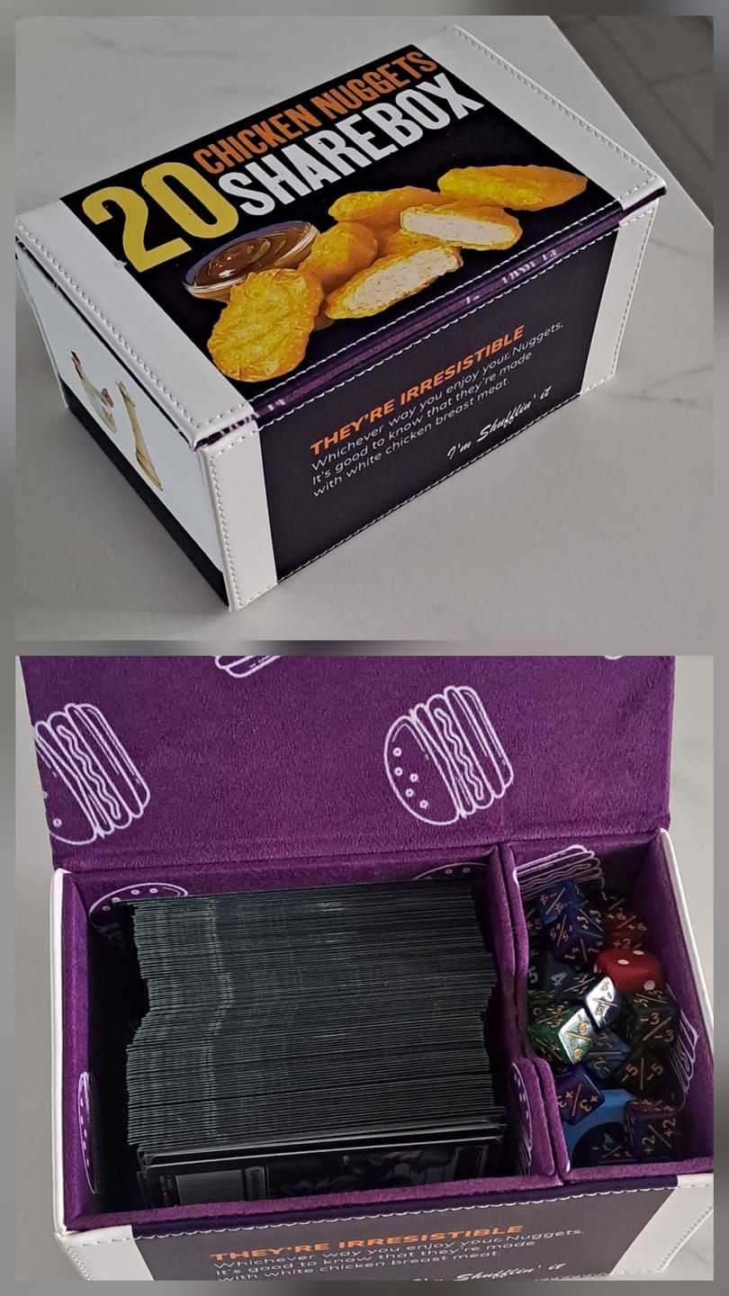 Customer photo review of 20 Chicken Nuggets Deckbox