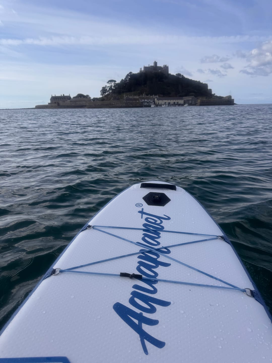 Customer photo review of Aquaplanet MAX 10’6″ Inflatable Paddle Board Package - Glacier
