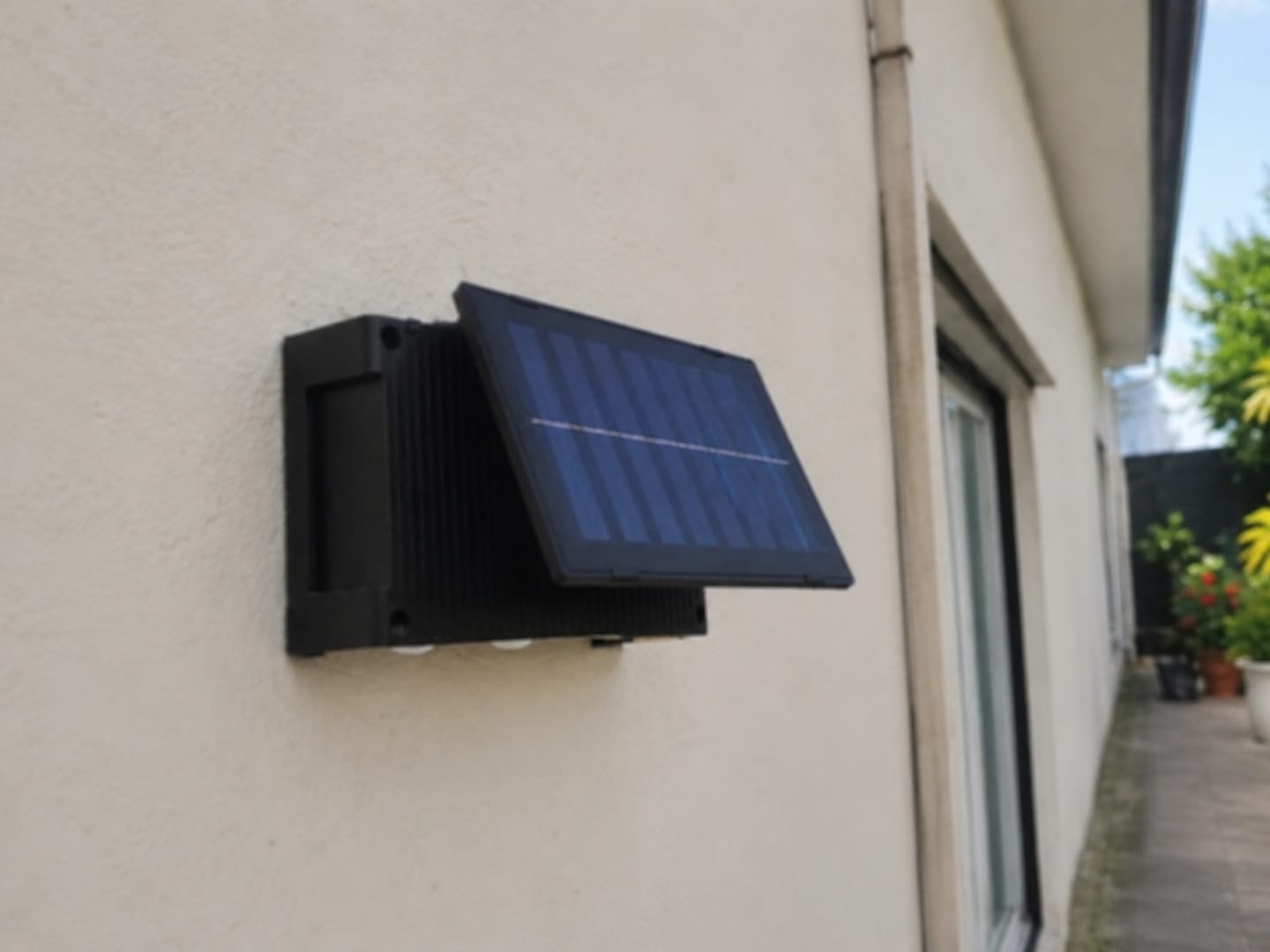 Customer photo review of Solar Wall Lights | Up & Down LED | Waterproof IP65 Outdoor Australia