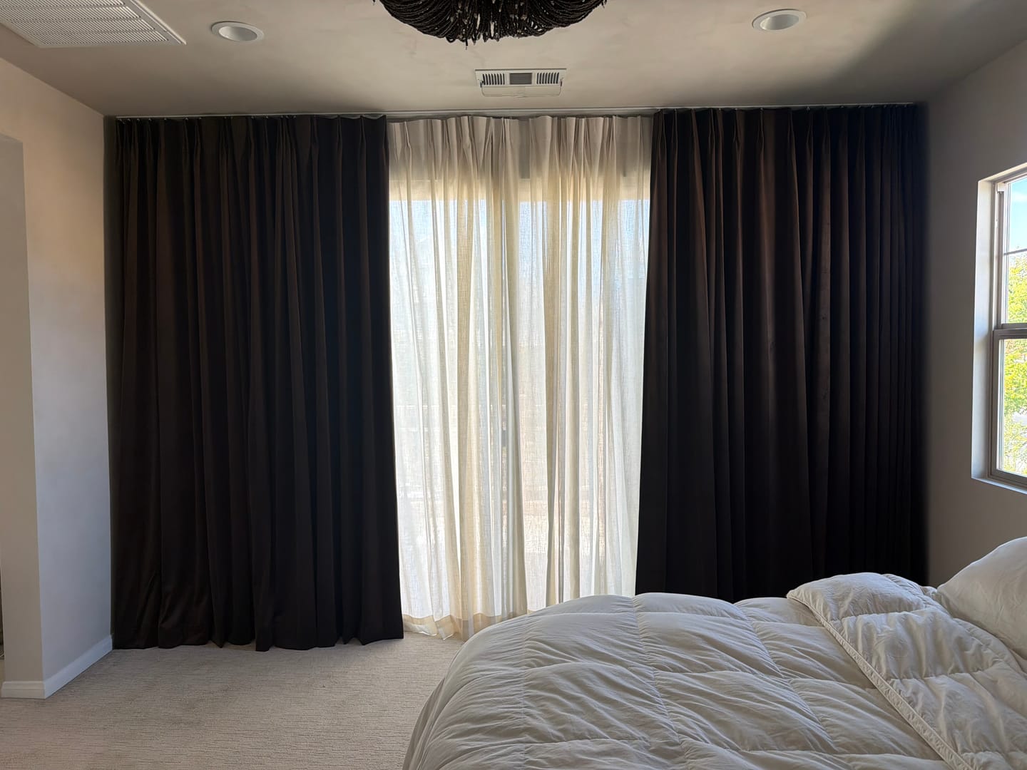 Customer photo review of Classic Velvet Custom Curtain