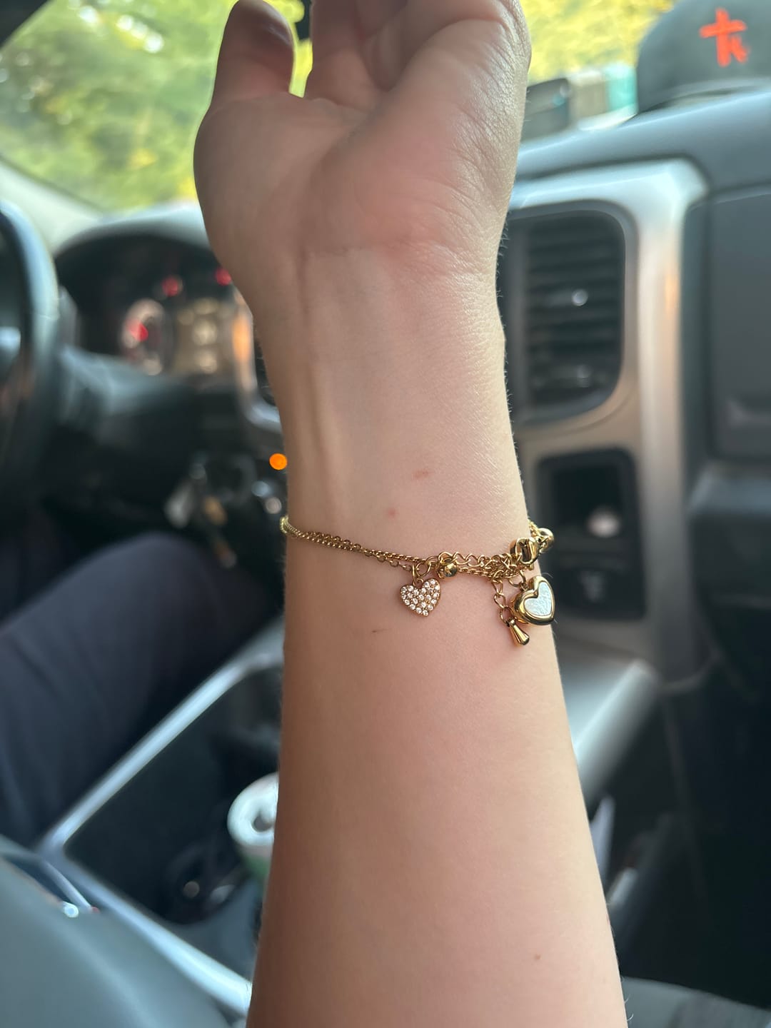 Customer photo review of Forever Love Heart Bracelet