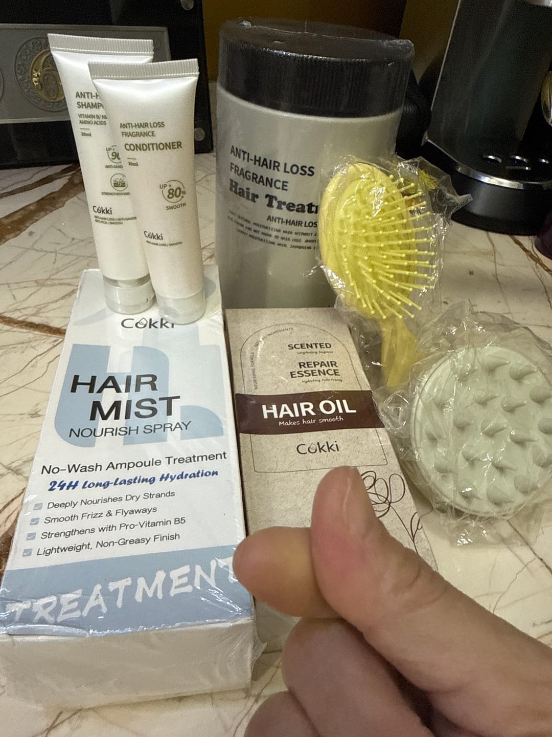 Customer photo review of Hair Treatment 1000ml