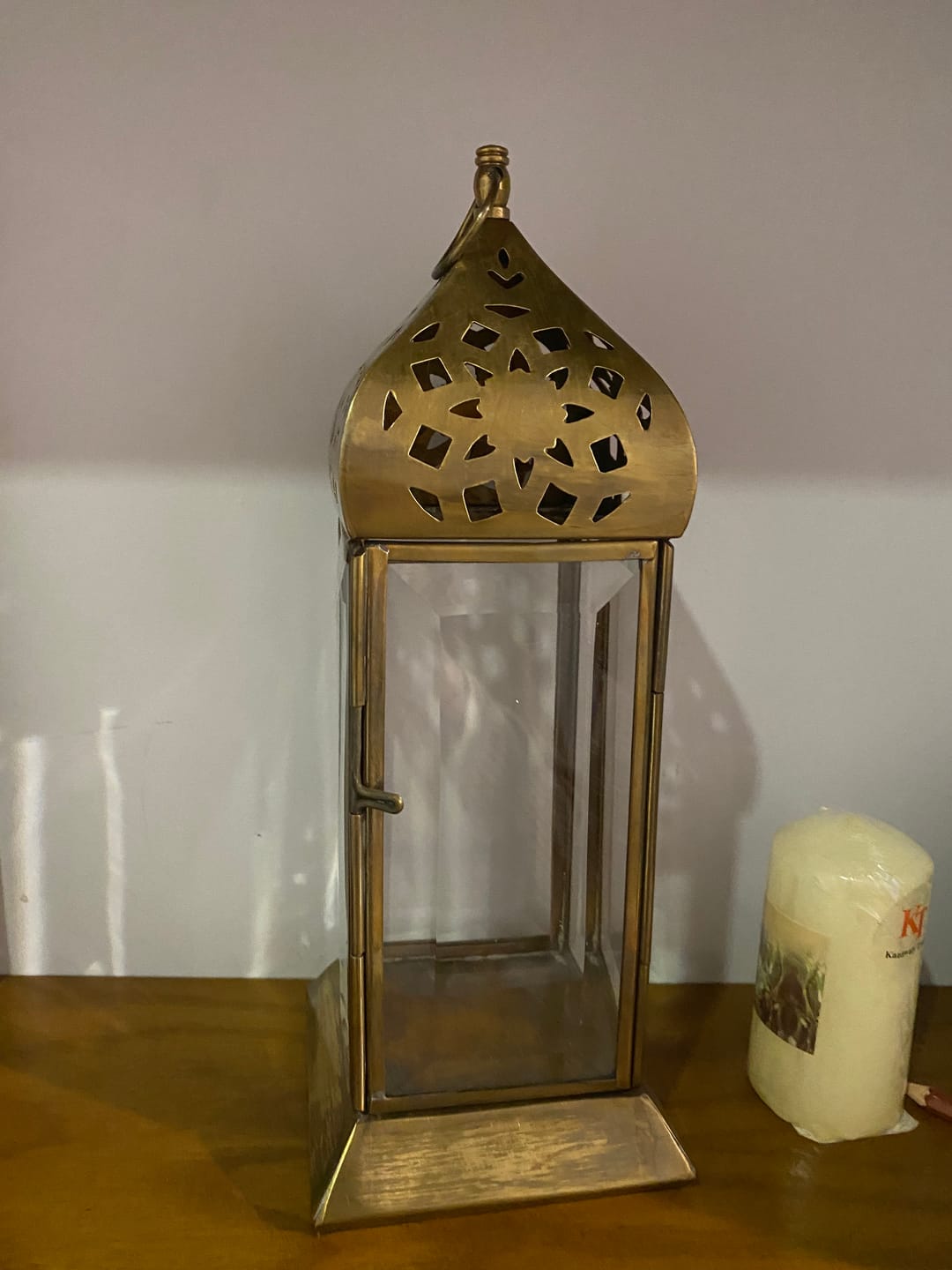 Customer photo review of BrassLuxe Lantern