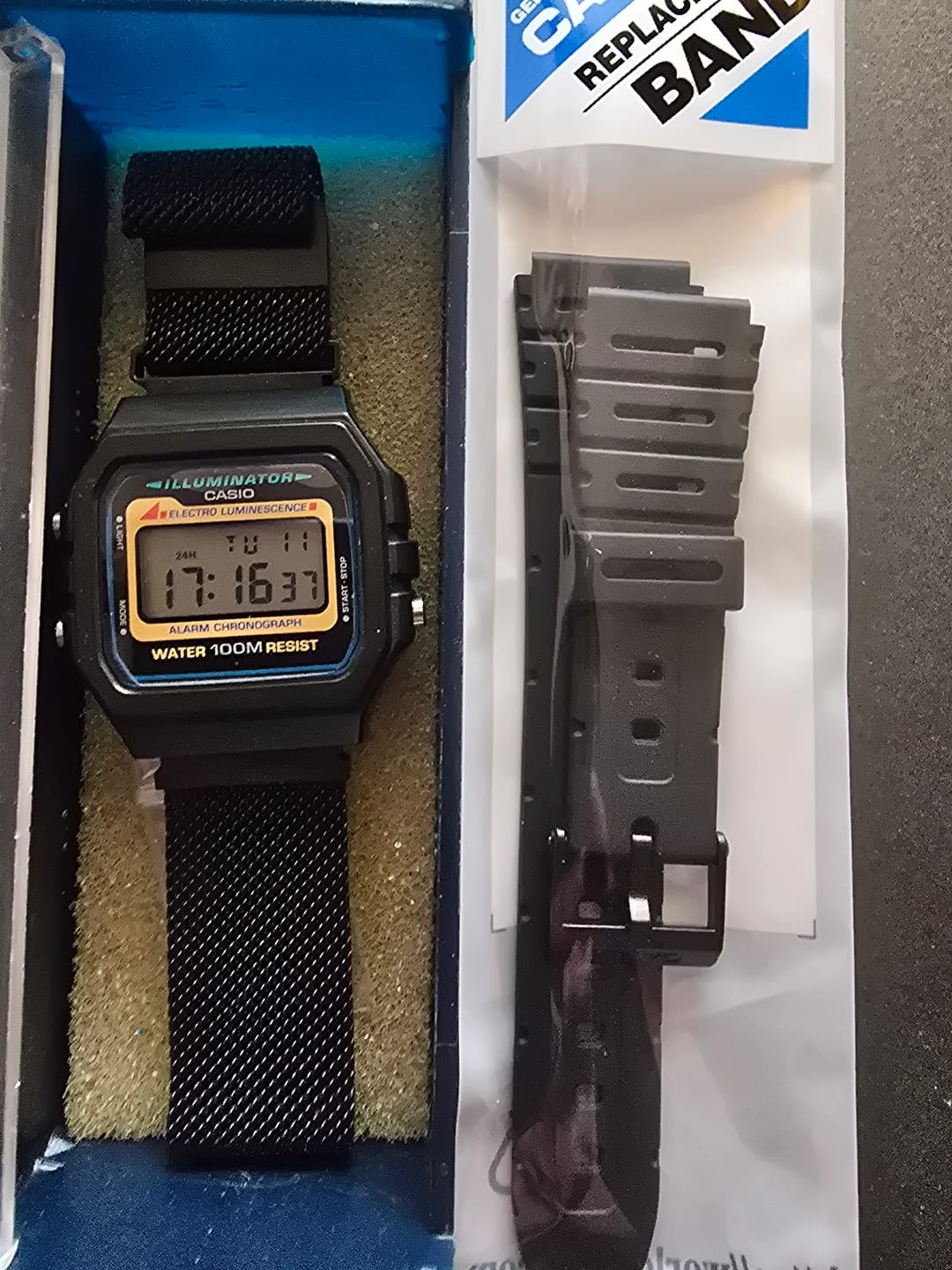 Customer photo review of Correa De Repuesto Casio Bands 71604130 (Casio Calculadora CA-53W etc.)