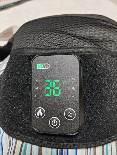 Customer photo review of Masajeador de hombro con calefacción