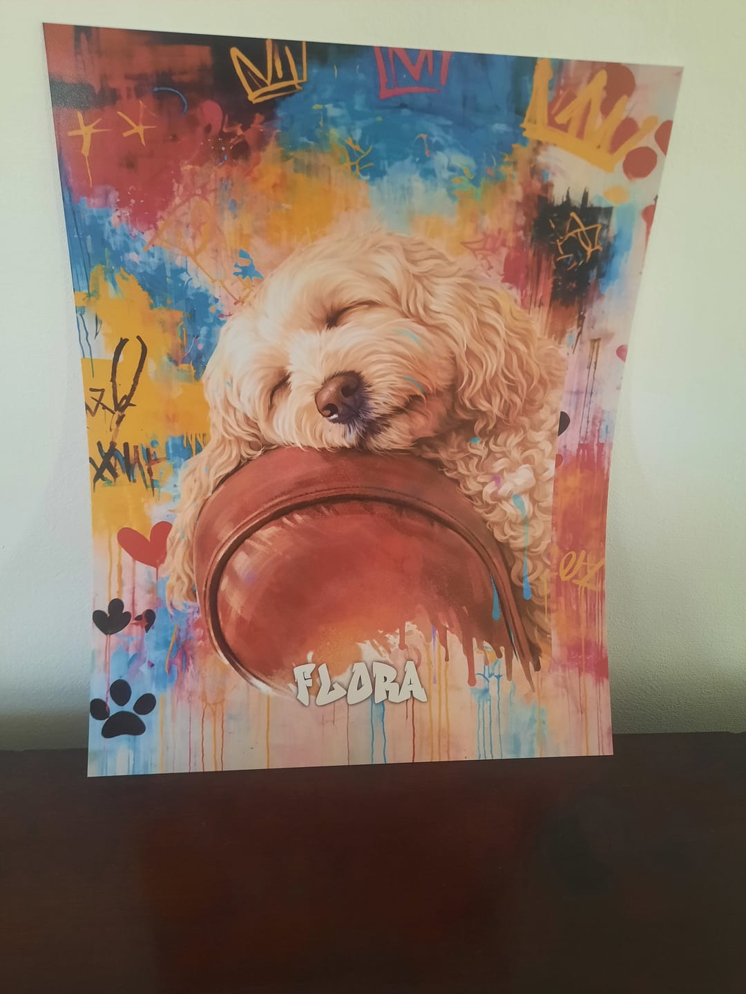 Customer photo review of Graffiti -  Personalised Poster