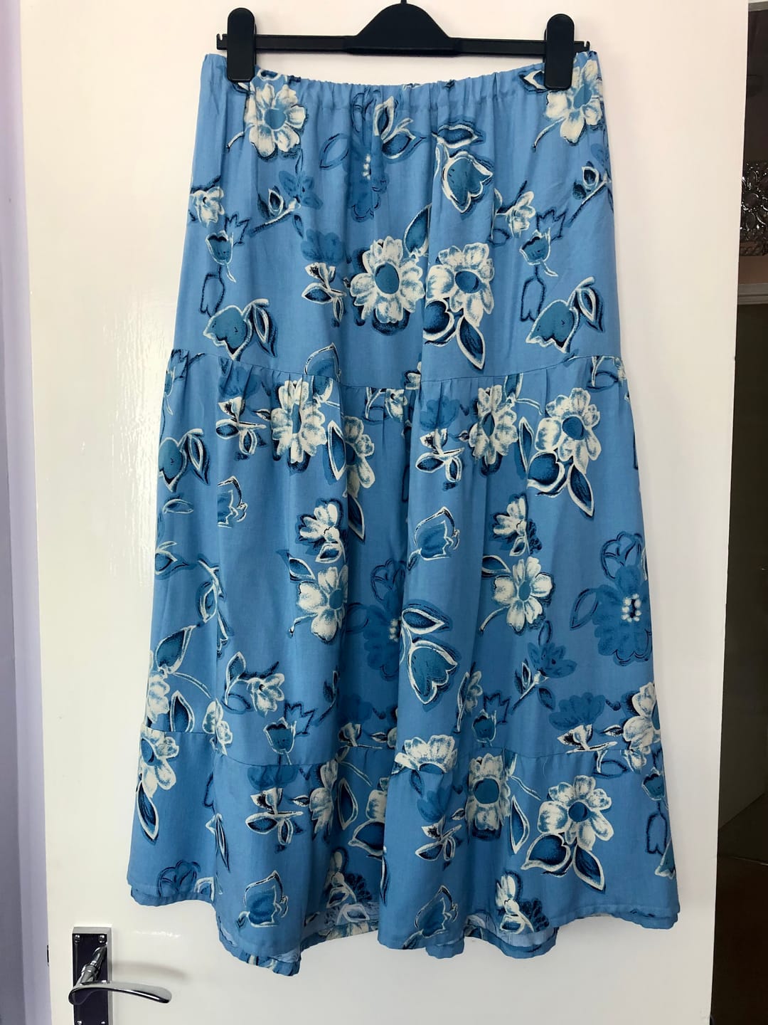 Customer photo review of Vintage Posy Viscose Challis Fabric