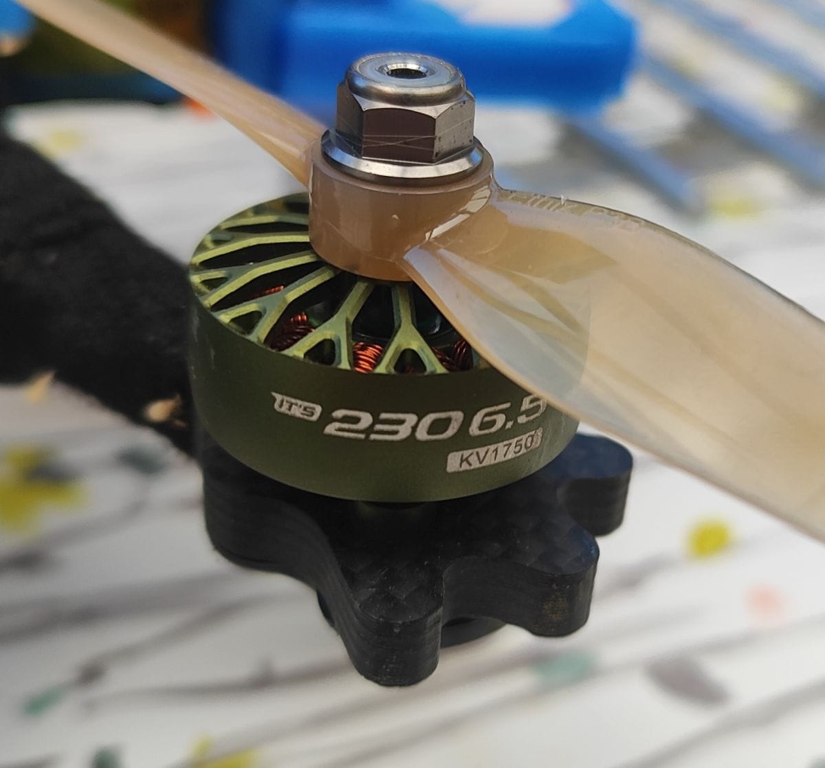 Customer photo review of it's 2306.5 1750KV Motor