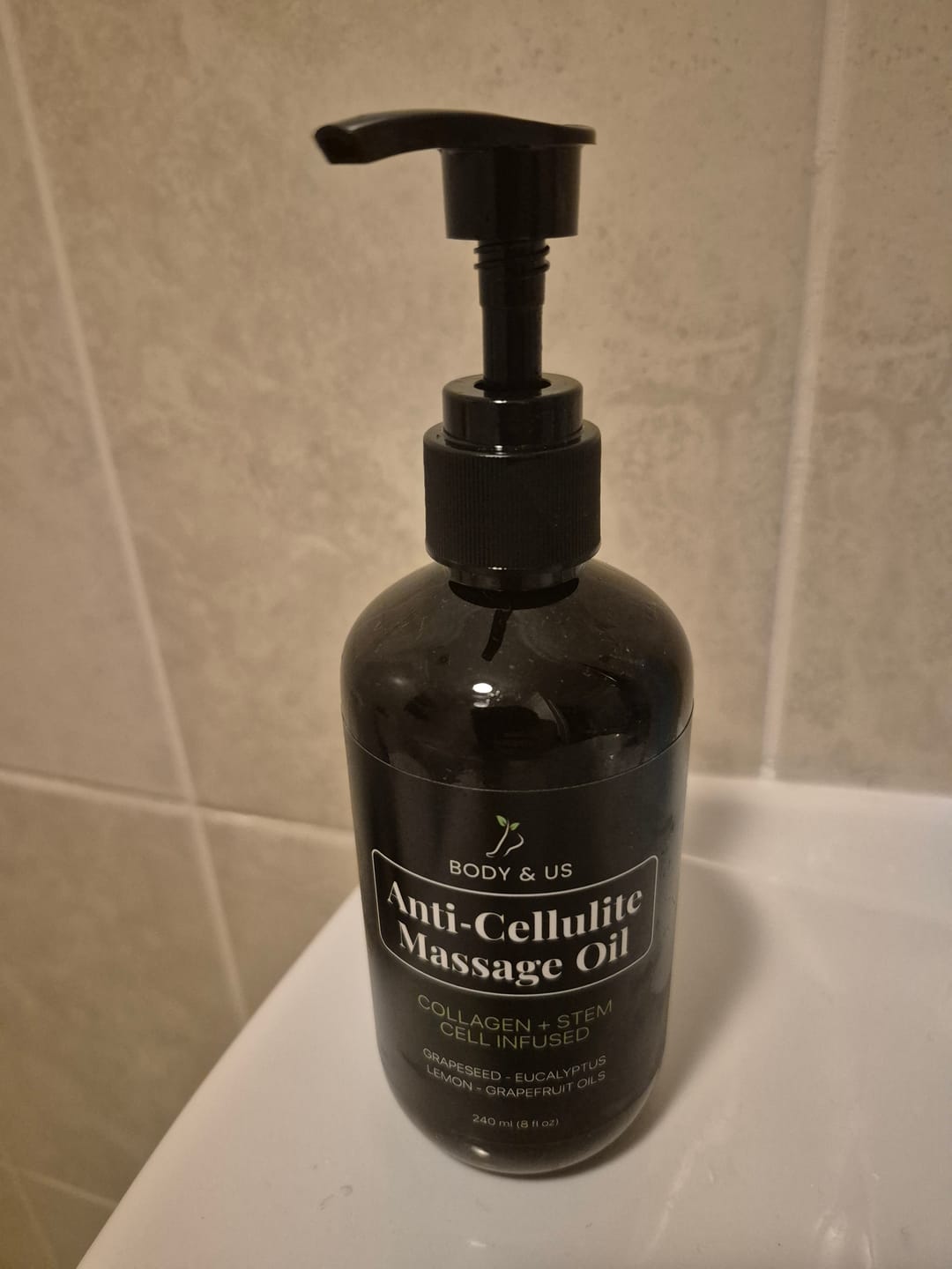 Customer photo review of Body For Us Anti-Cellulite Massage Oil
