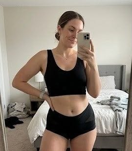 Customer photo review of Postpartum Recovery Brief — 360° Compression