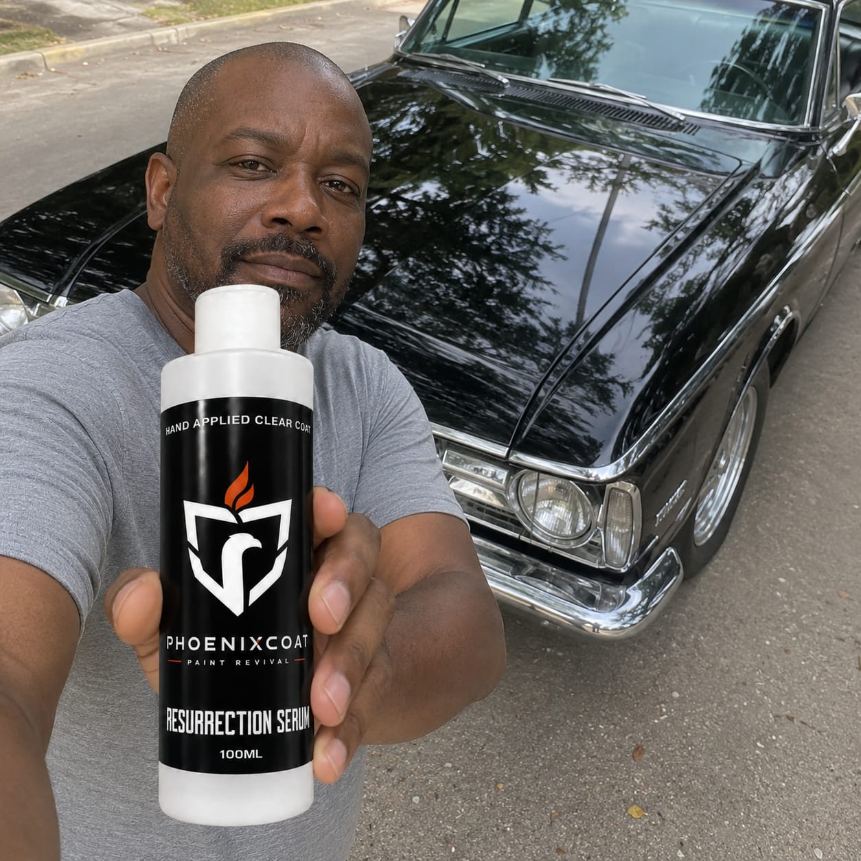 Customer photo review of PhoenixCoat™ Paint Revival Serum