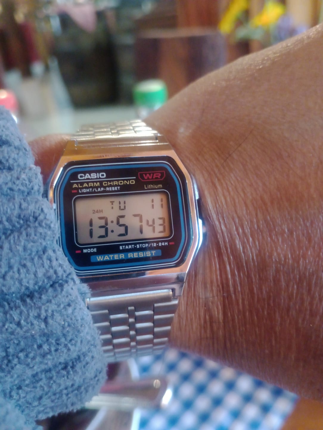Customer photo review of Reloj Casio Vintage A159WA-N1DF Plateado MADE IN JAPAN