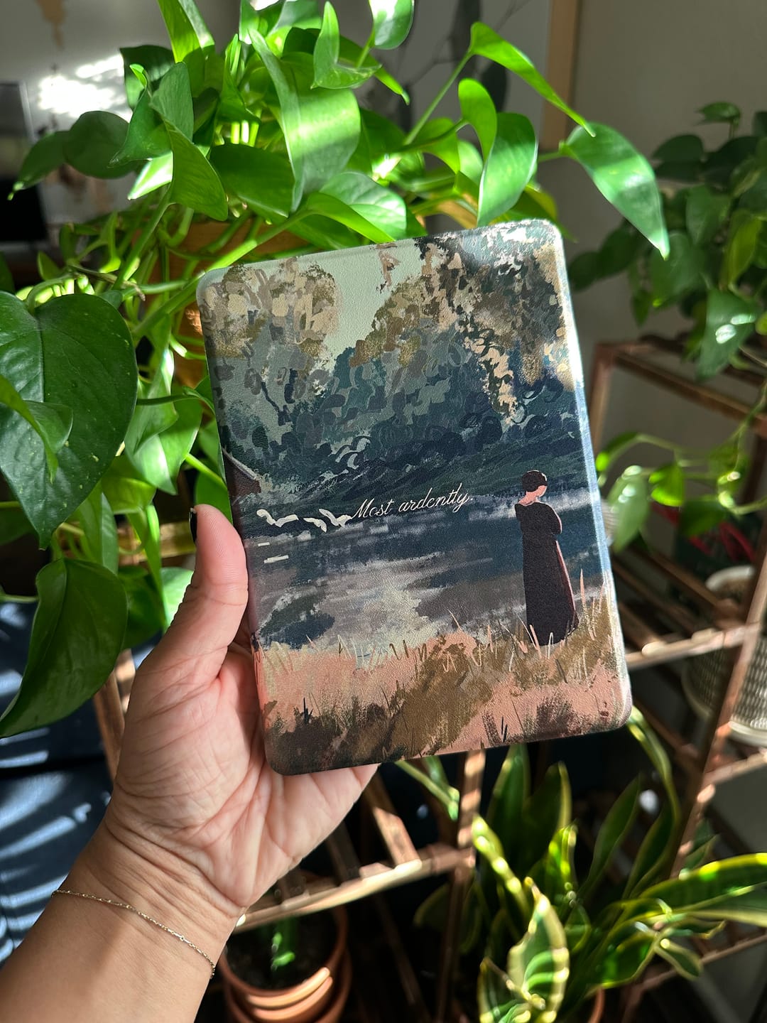 Customer photo review of Most Ardently - Kindle Case