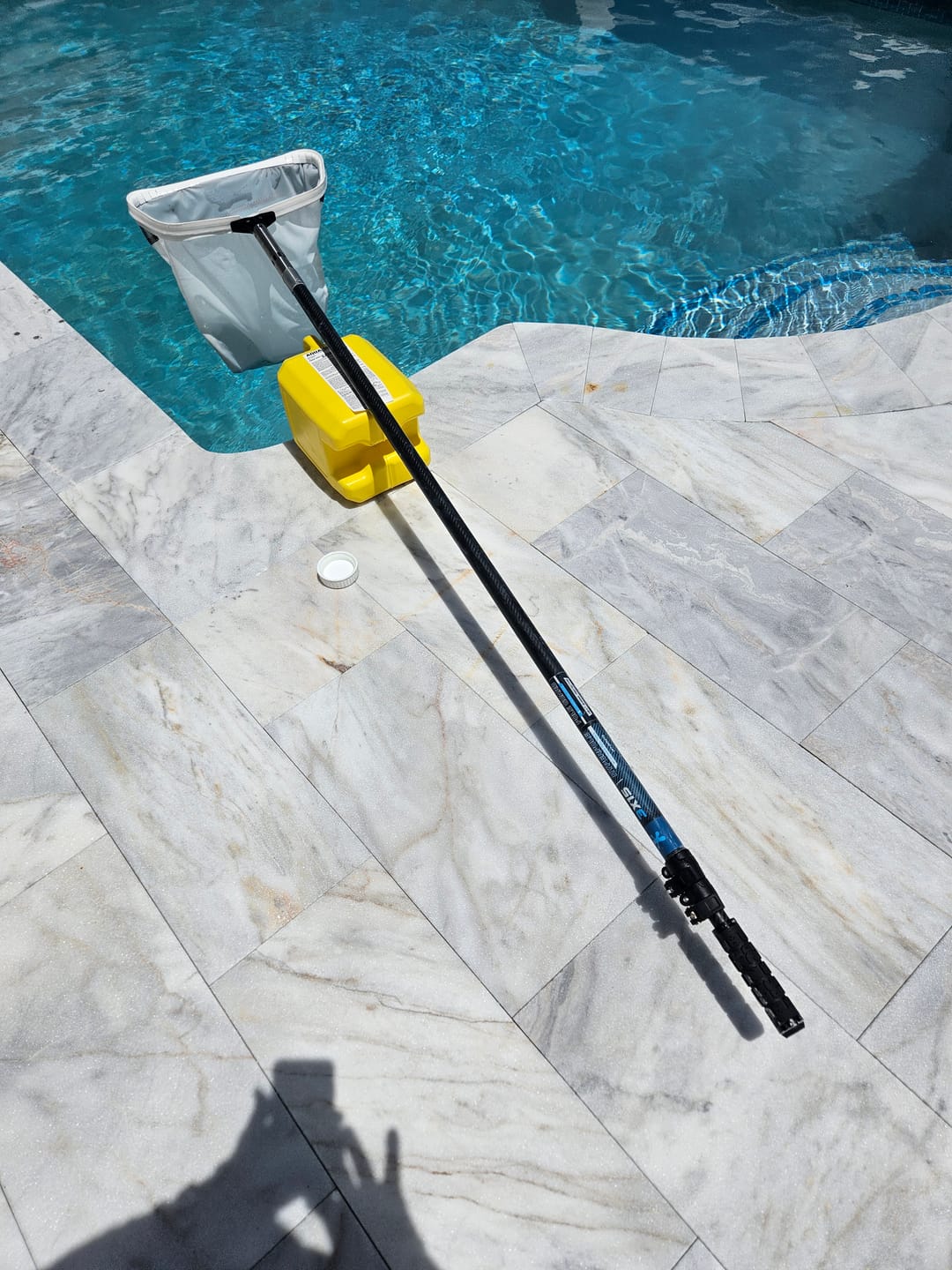 Customer photo review of HyperPole / Carbon Only Swimming Pool pole