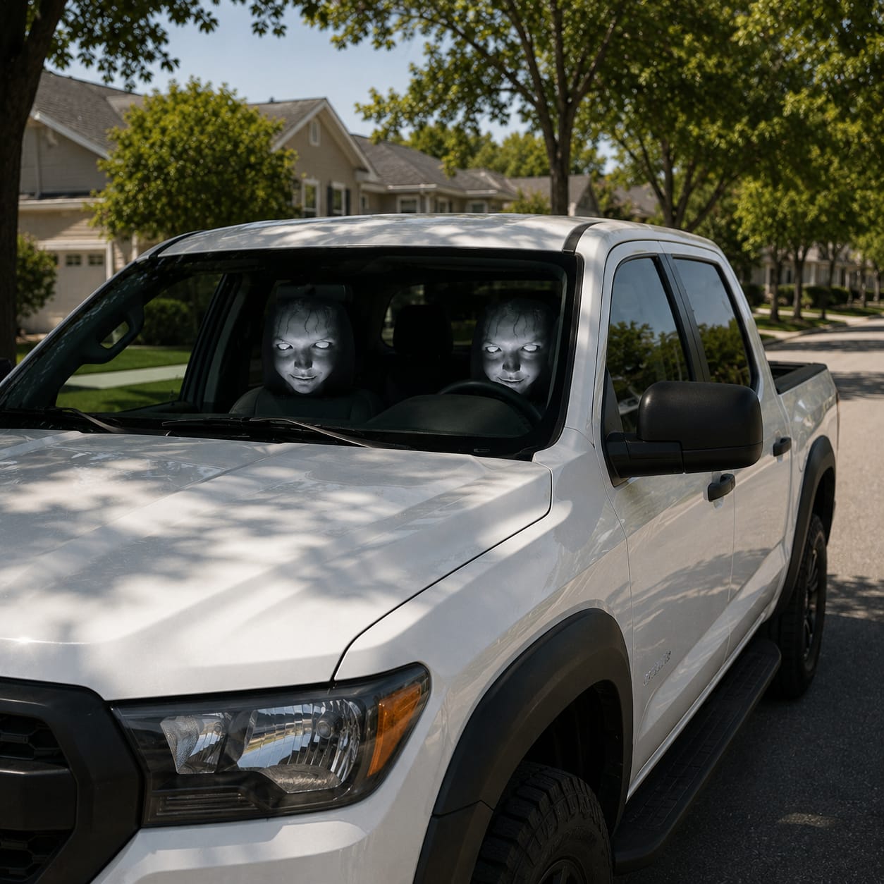 Customer photo review of GrimHead™ Funda Reposacabezas para Coche