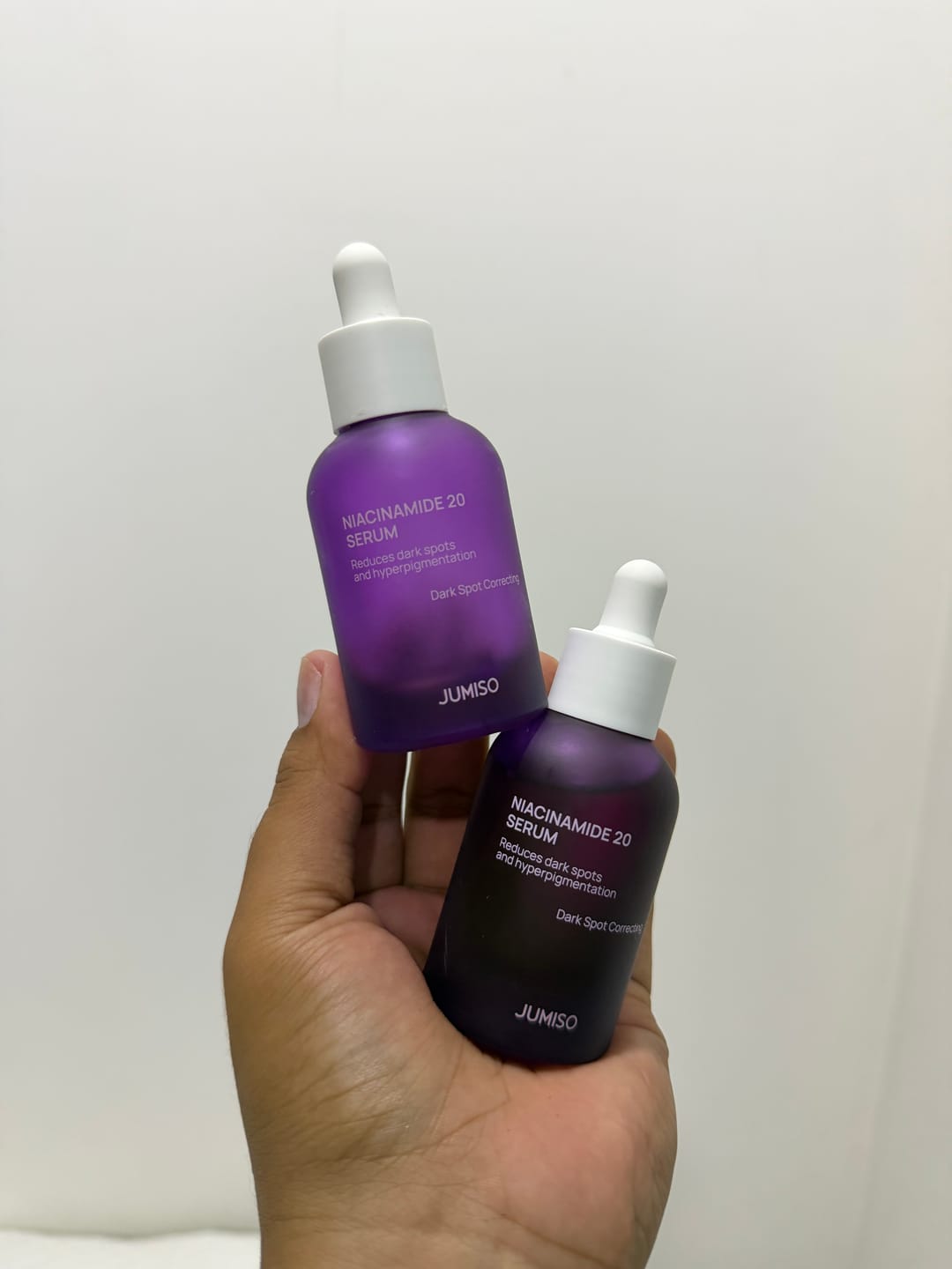Customer photo review of Niacinamide 20 Serum