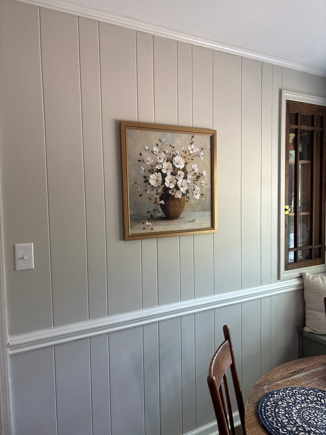Customer photo review of Copper Vase with White Floral Bouquet - Framed Art
