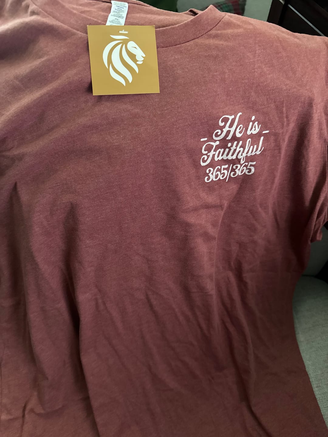 Customer photo review of God is Good Tee- Mens