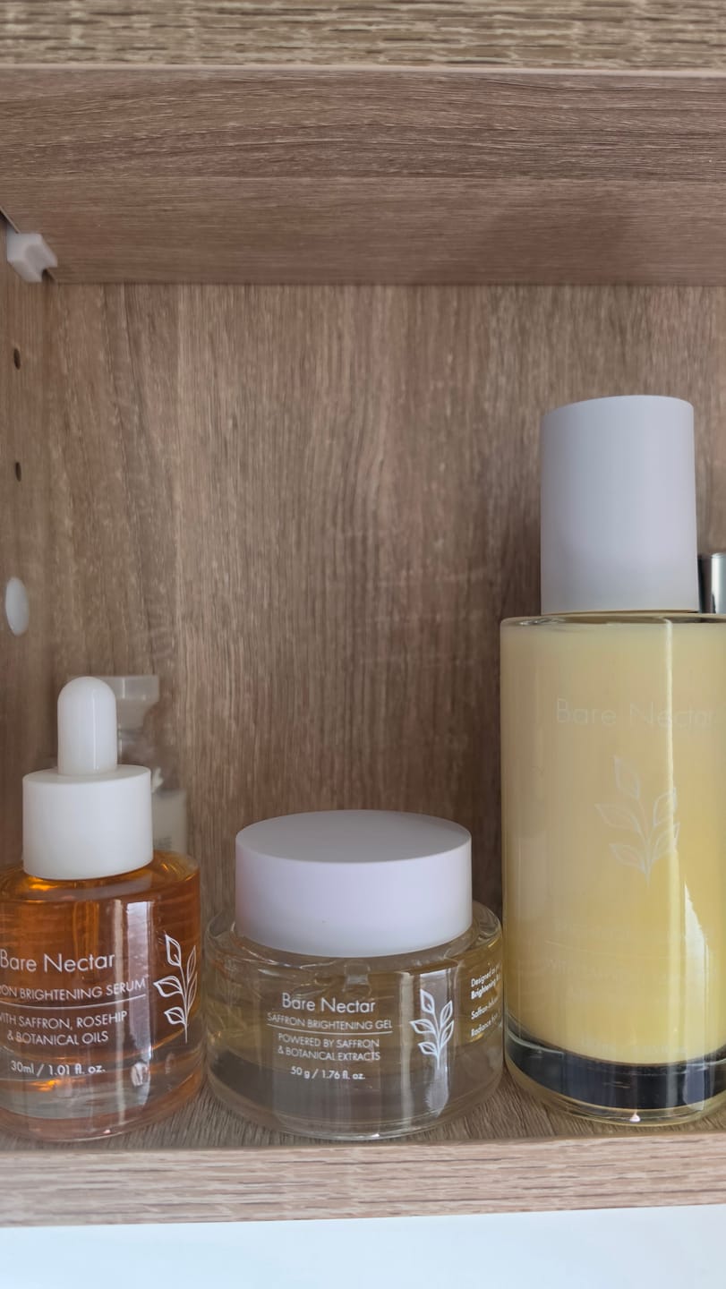 Customer photo review of Saffron Brightening Ritual Set