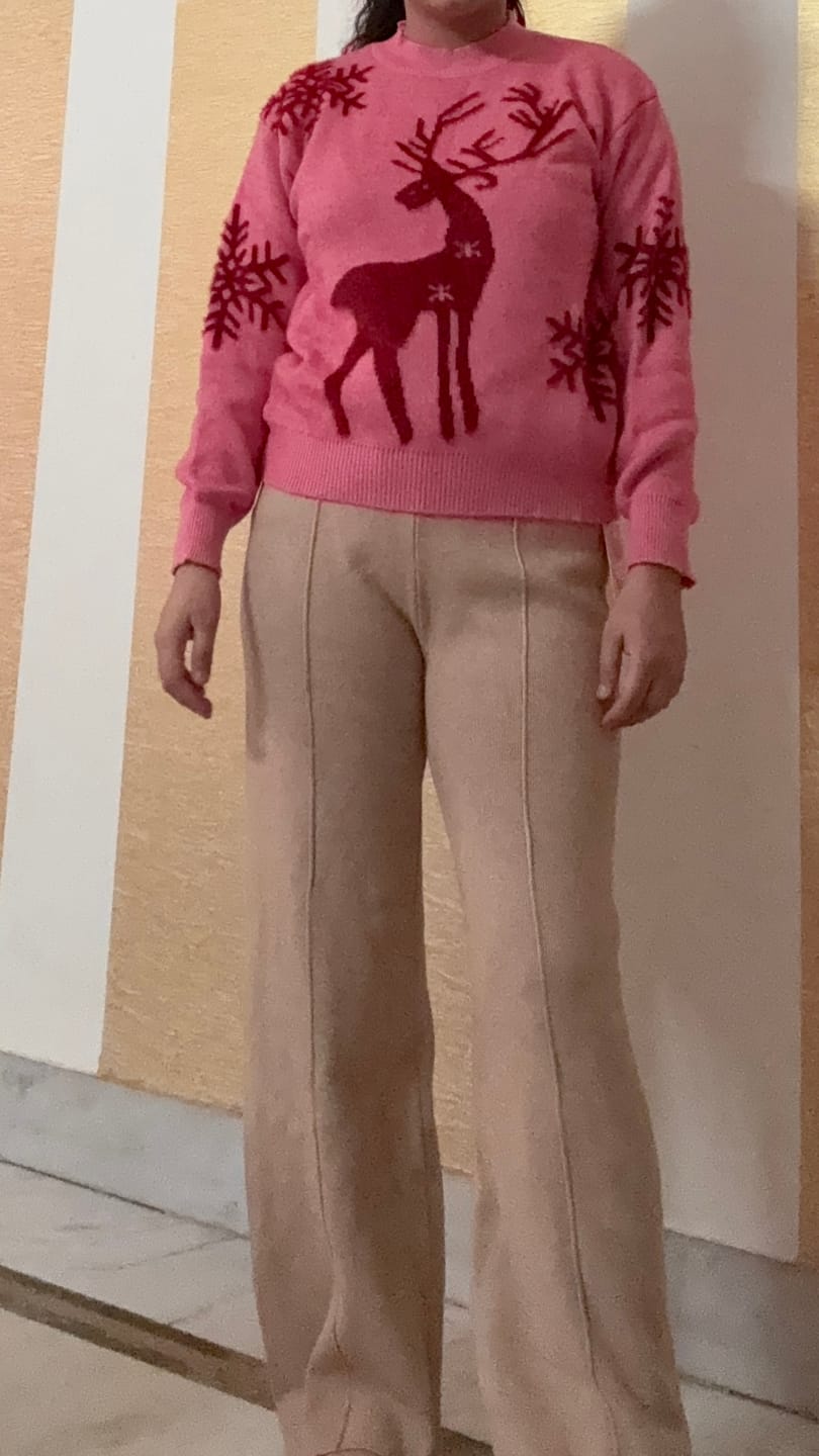 Customer photo review of Siruki Woolen Coord Set