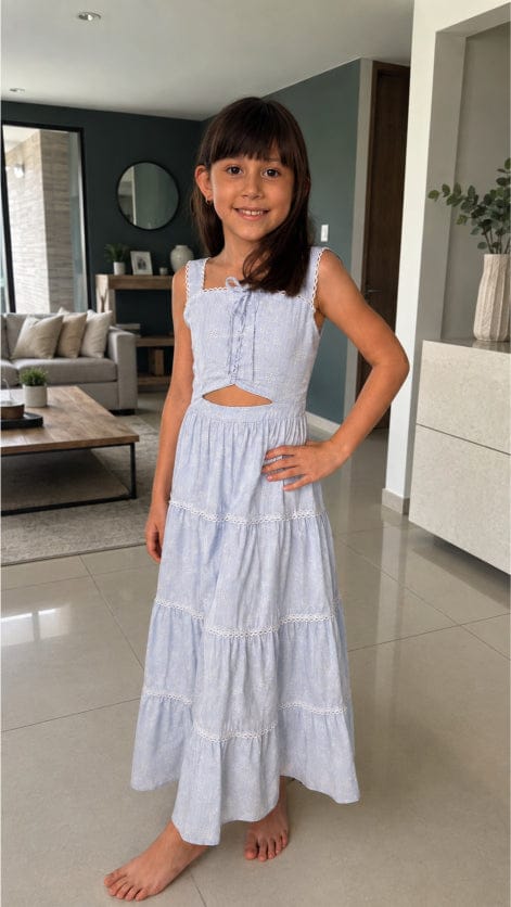Customer photo review of Vestido Largo para niña - Aitana