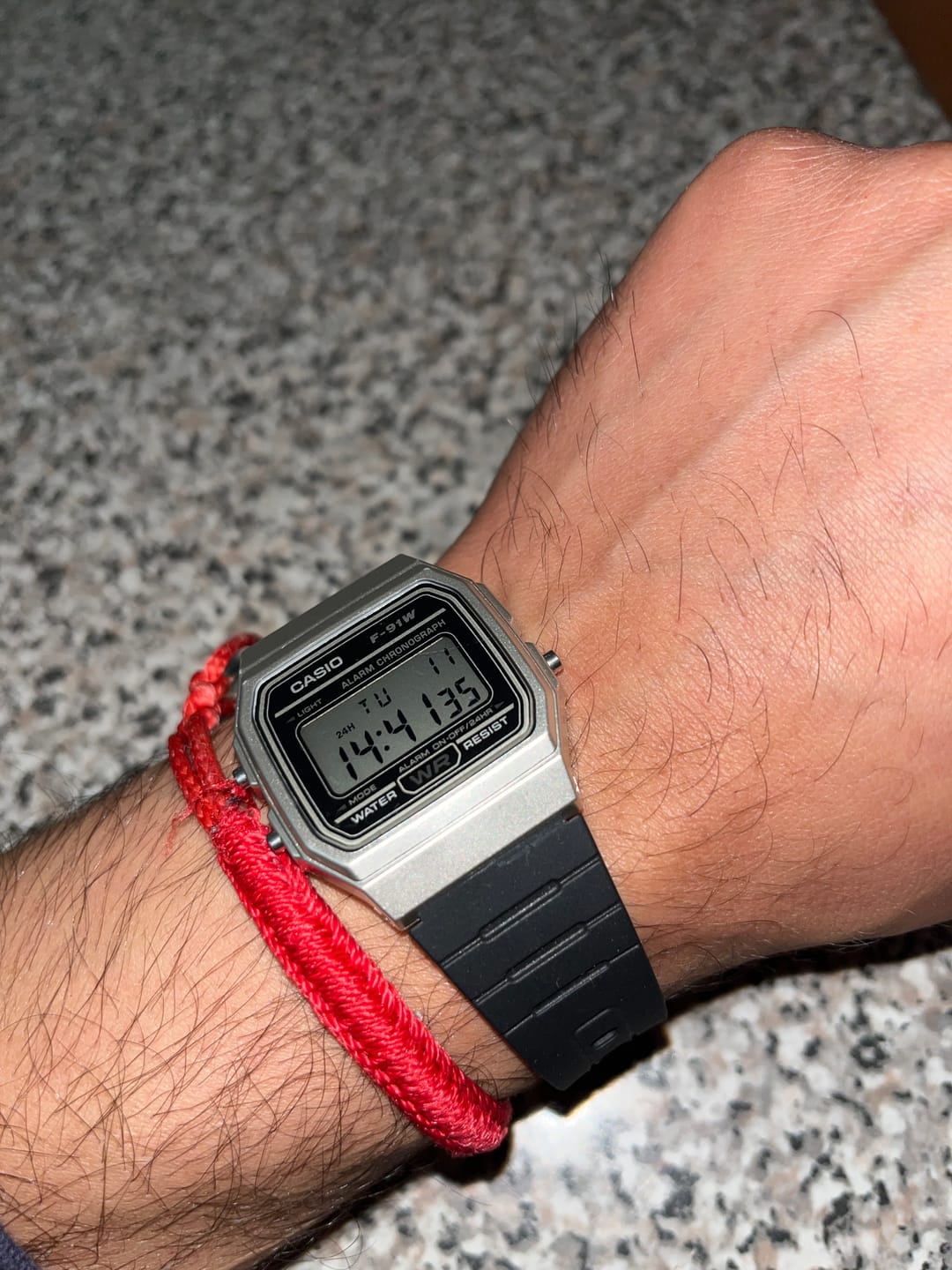 Customer photo review of Reloj Casio Vintage F-91WM-7A Plateado/Negro