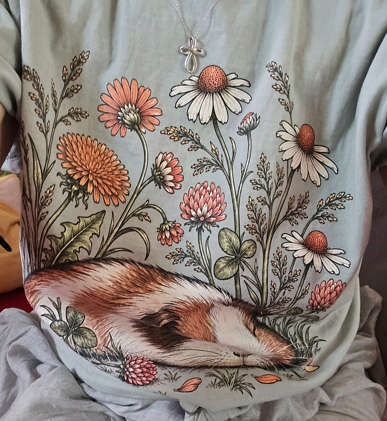Customer photo review of Snooze & Bloom T-shirt