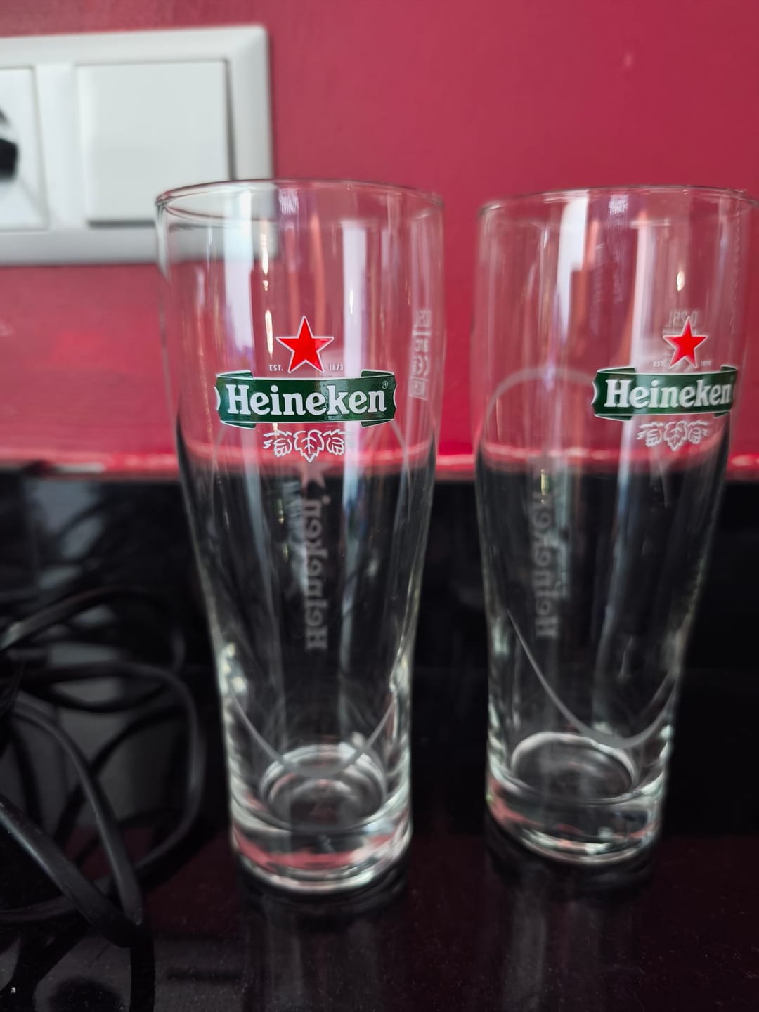 Customer photo review of Heineken Bierglazen Ellipse - 250 ml - 2 stuks