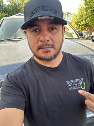 Customer photo review of BLACK OUT TRUCKER HAT
