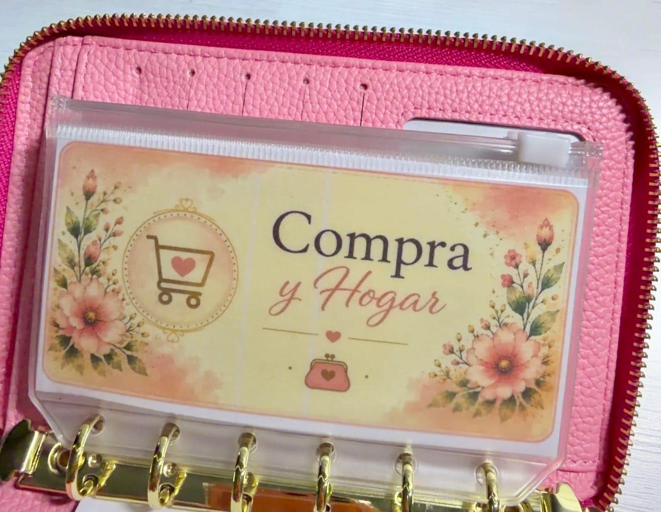 Customer photo review of Libreta de Ahorro con Cremallera A7