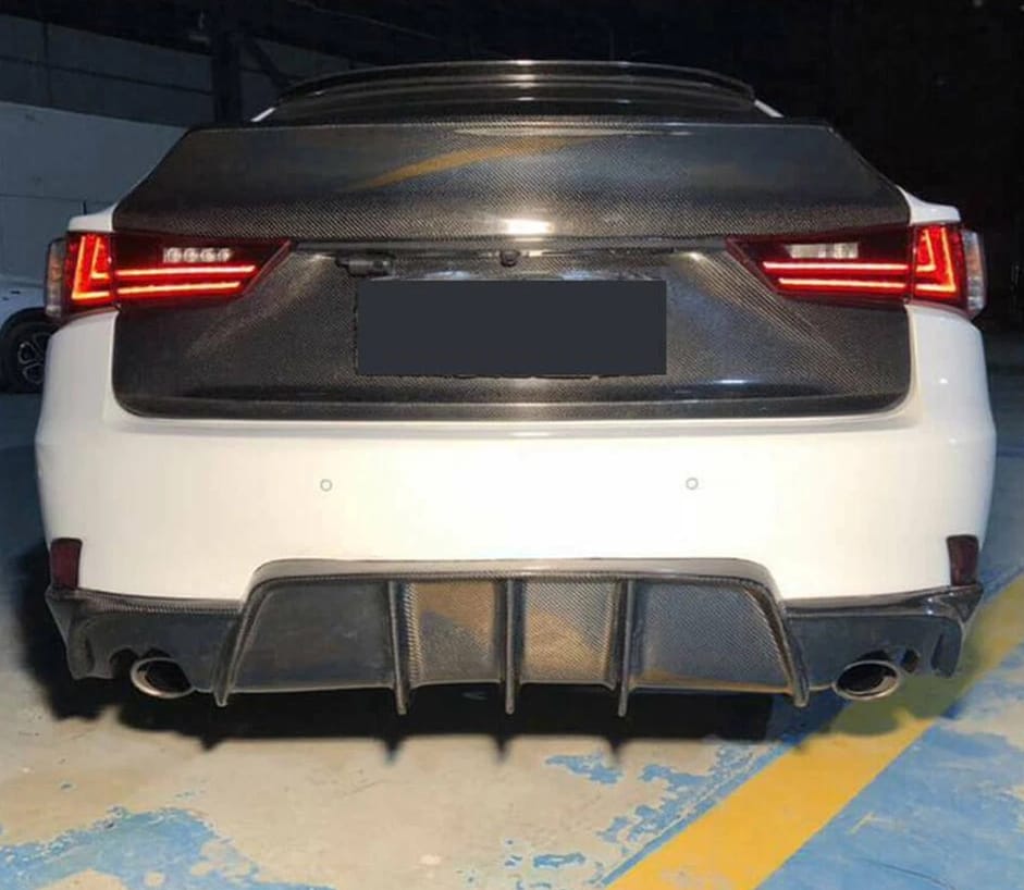 Customer photo review of Lexus Carbon Fiber Nismo Style Rear Diffuser for IS250 & IS300 & IS350 2014-2016