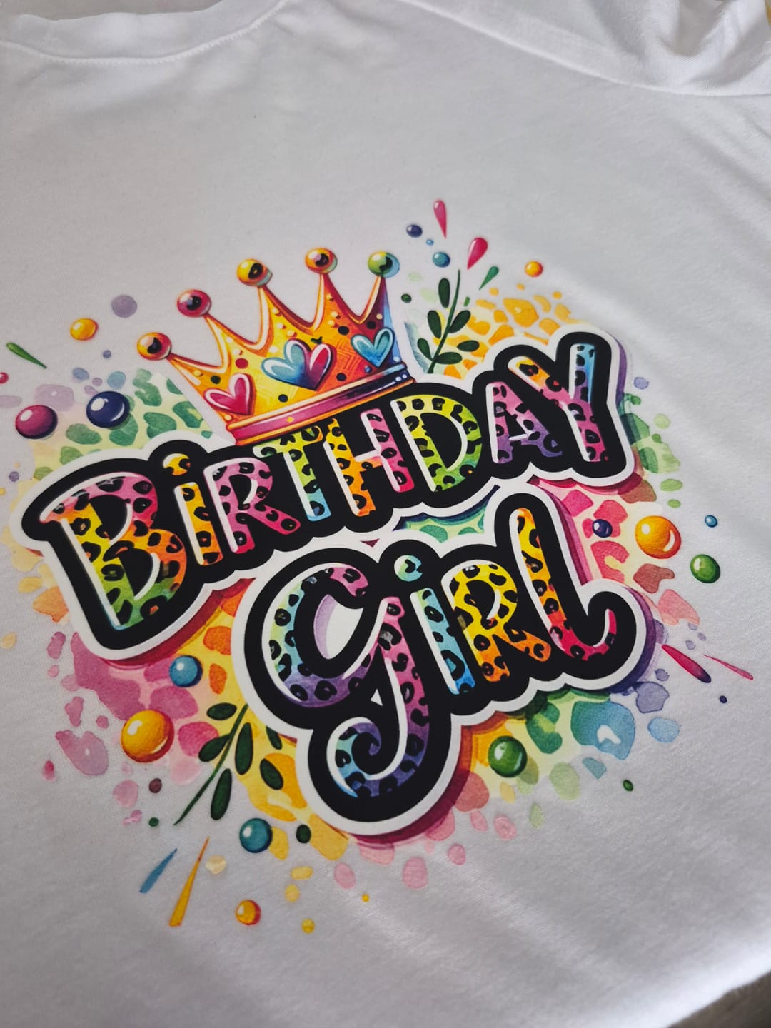 Customer photo review of Bügelbild Birthday Girl Leo