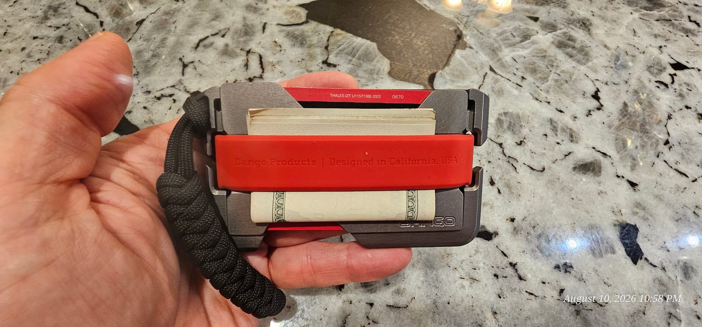 Customer photo review of D01 Dapper™ Wallet - Special Edition - Slate Grey