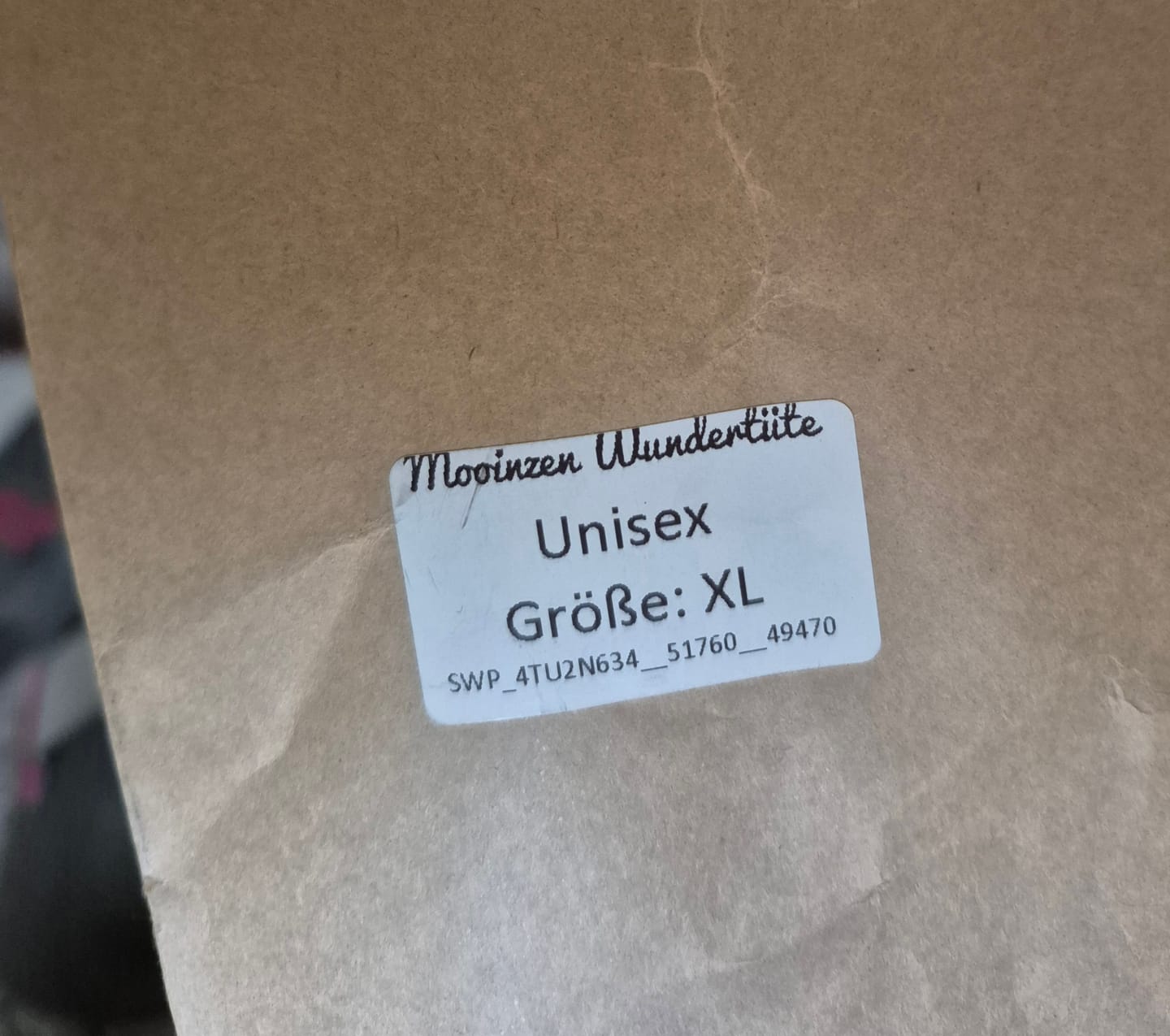 Customer photo review of Mooinzen Wundertüte Unisex